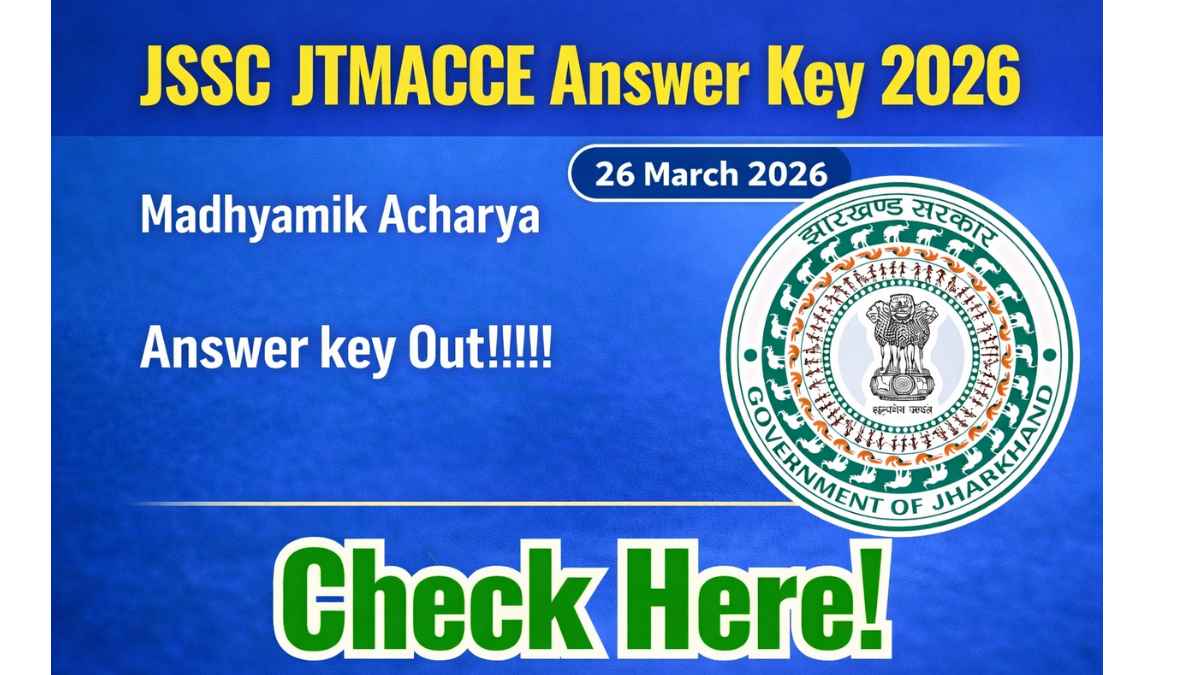  JSSC JTMACCE Answer Key 2026 Released – Check & Download PDF Now